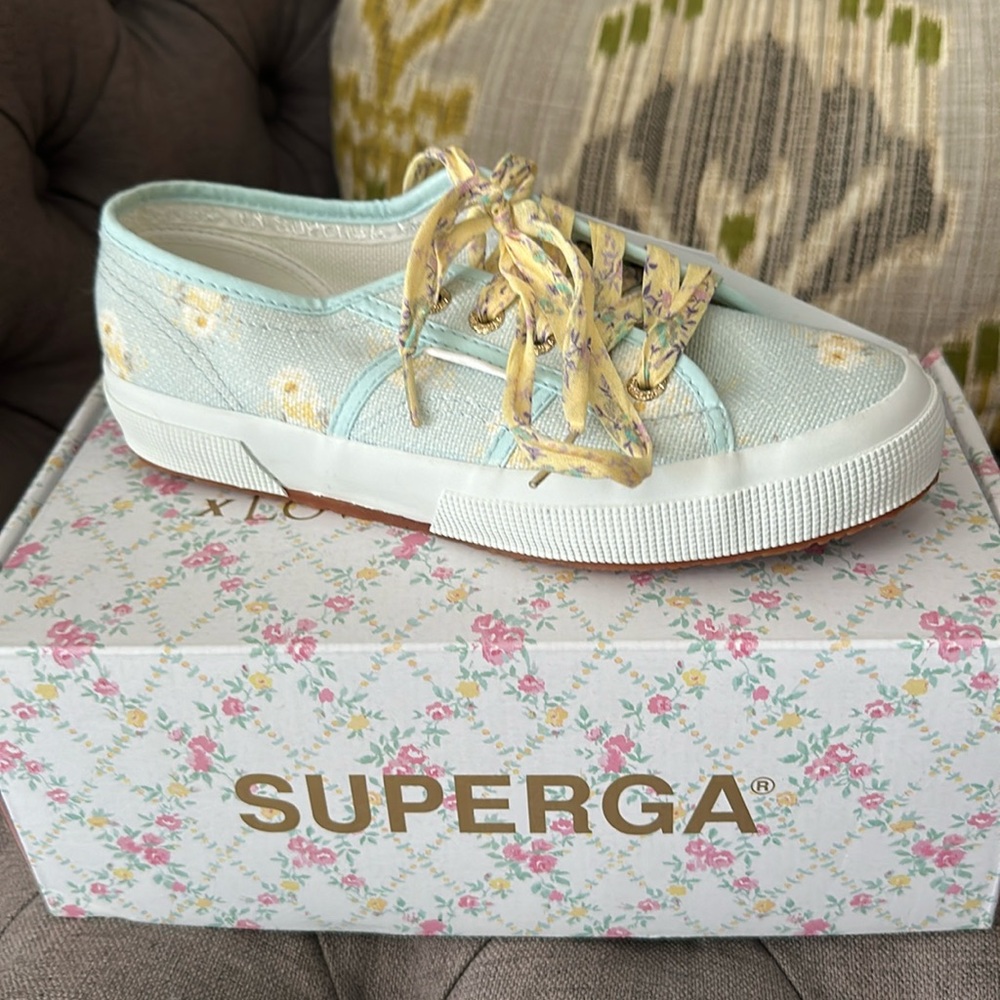 LiveShackFancy x Superga new sneakers size 6.5 (37)